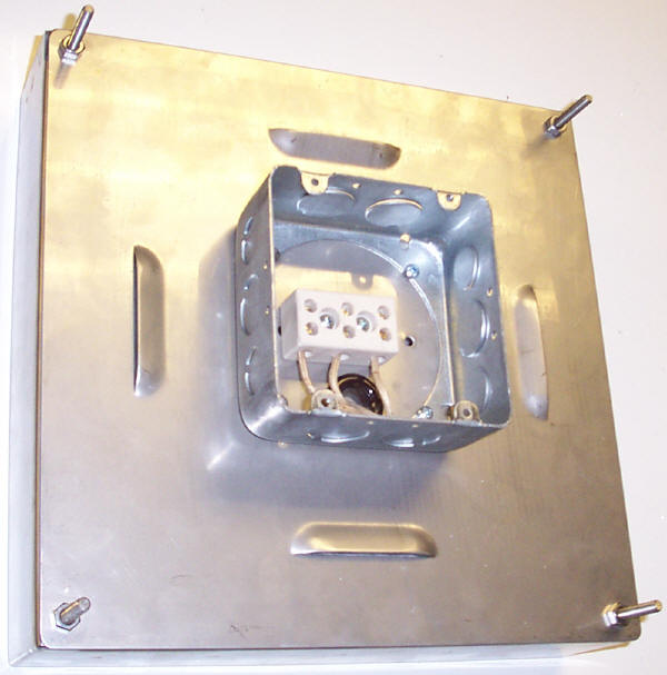 Back of Salamander Ceramic Radiant Panel (CRP)